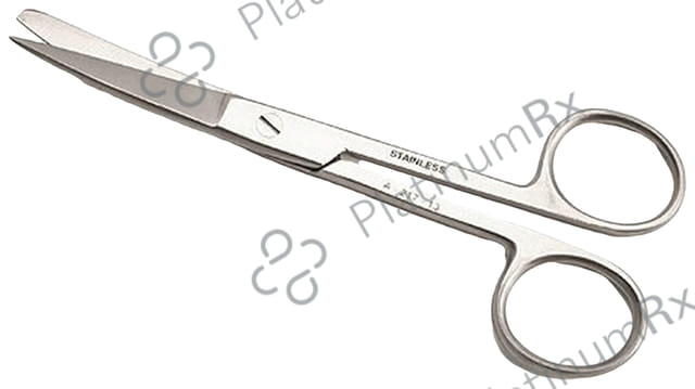 Thyrocare Curved Dressing Scissor Sharp Blunt
