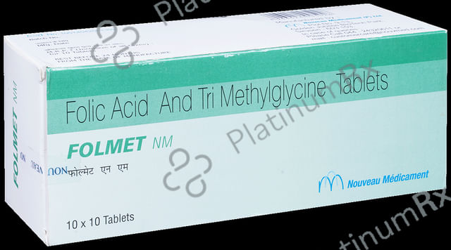 Folmet NM 500mg/500mcg Tablet 10s