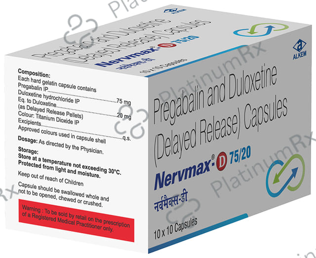 Nervmax-D 75/20 Capsule DR