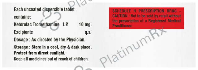 Ketormile DT 10mg Tablet 10s