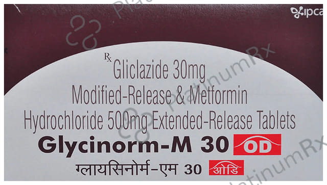 Glycinorm M 30/500mg OD Tablet ER 10s