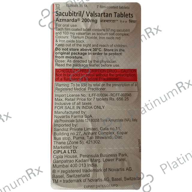 Azmarda 200mg Tablet 7s