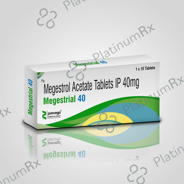 Megestrial 40mg Tablet 10s