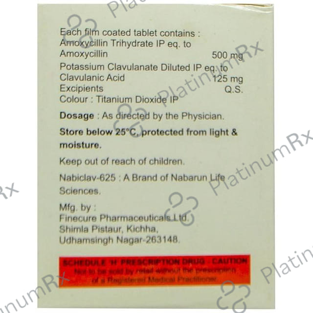 Nabiclav 625 Tablet