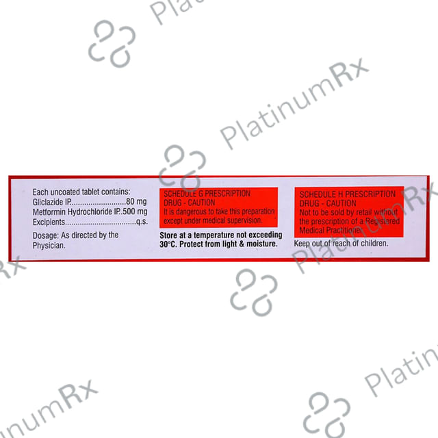 Euclide M 80/500mg Tablet 15s