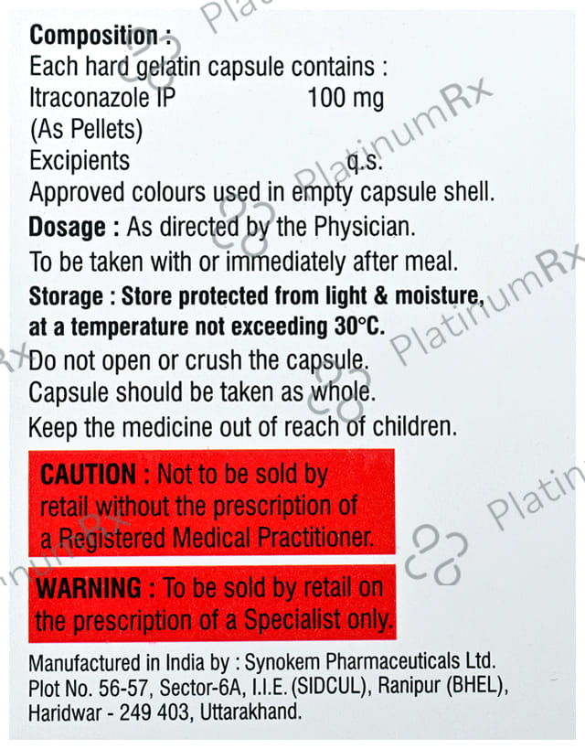 Lunitraz 100mg Capsule 10s
