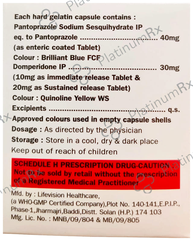 Pantakul 30/40mg D Capsule SR 10s