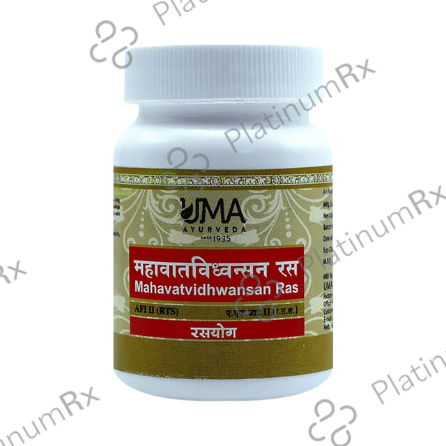 Uma Ayurveda Mahavatvidhwansan Ras Tablet 40 tablets