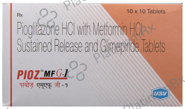 Pioz MF G 1 Tablet SR 10s