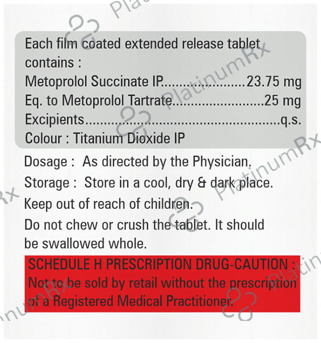 Metprodix 25mg Tablet ER 10s