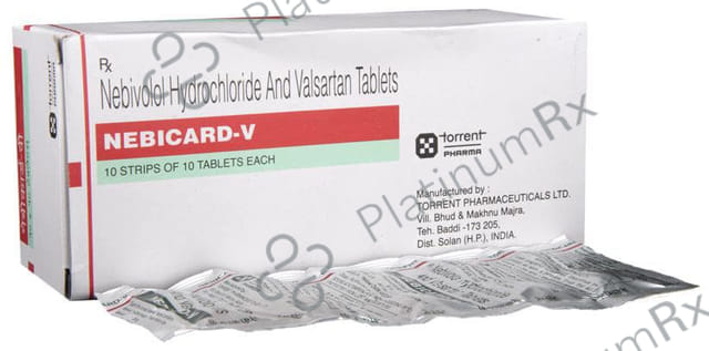 Nebicard V 5/80mg Tablet 10s