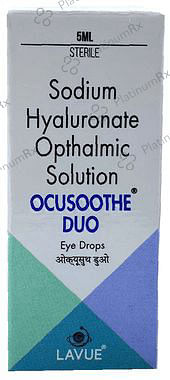 Ocusoothe Duo Eye Drop 5 Ophthalmic Solution