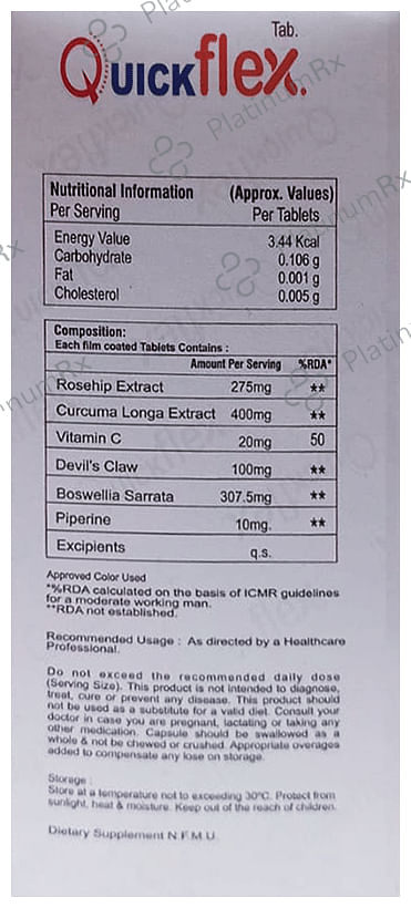 Quickflex Tablet 14s