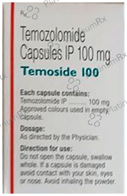 Temoside 100mg Capsule 5s