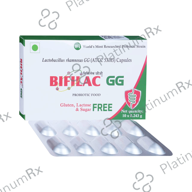 Bifilac GG Gluten, Lactose & Sugar Free Capsule 10s