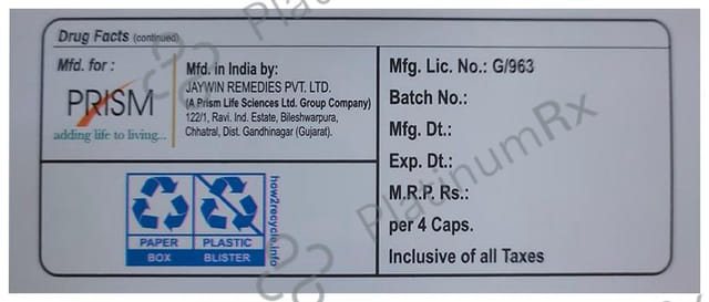 Mitraa 100mg Capsule 4s