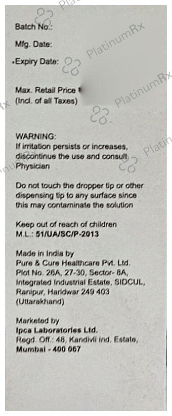 Retentio 3mg Eye Solution 10ml