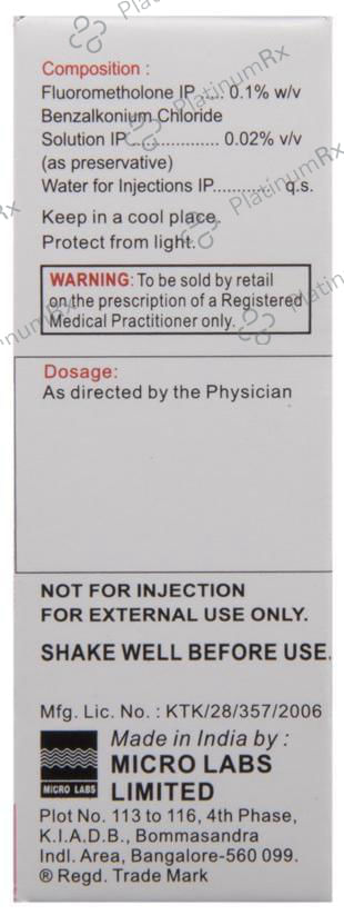 Flurisone 0.1% Eye Drop 5ml
