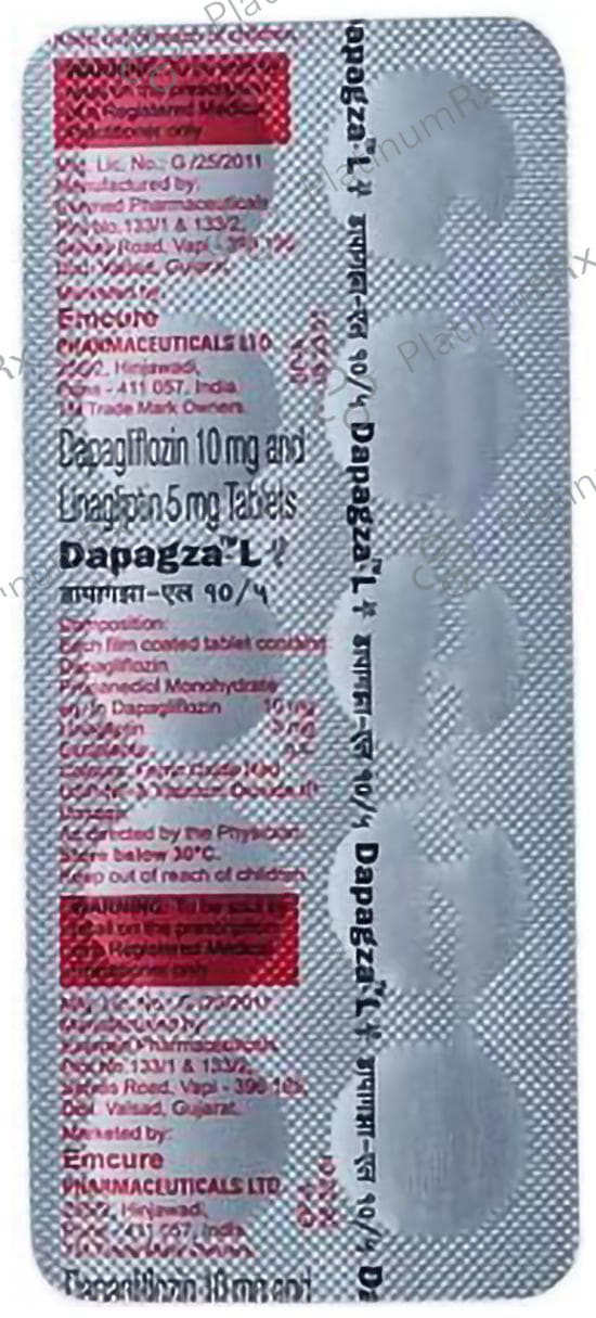 Dapagza L 10mg/5mg Tablet