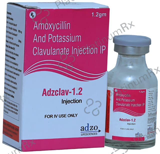 Adzclav 1000/200mg Injection 1s