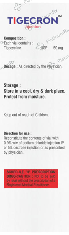 Tigecron 50mg Injection 1s
