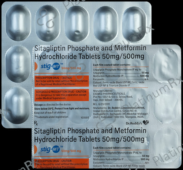 Stig MT 50/500mg Tablet 15s
