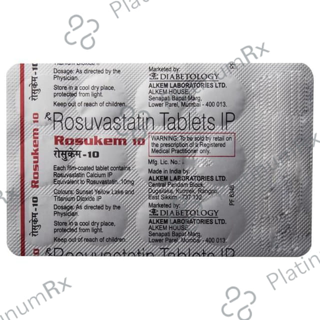 Rosukem 10mg Tablet 15s