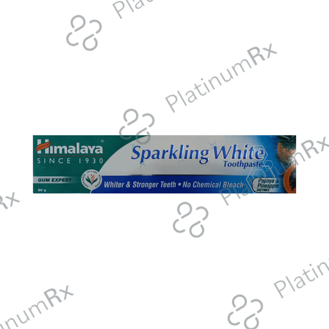 Himalaya Sparkling White Toothpaste 80gm