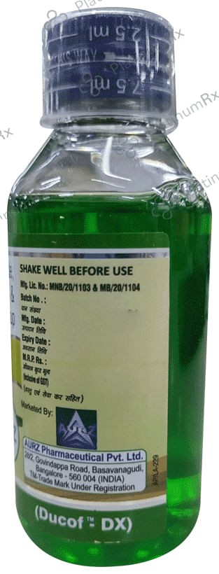 Ducof DX 2/10/5mg Syrup 100ml