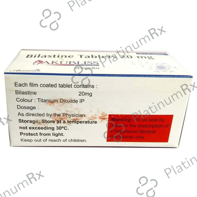 Akubliss 20mg Tablet 10s