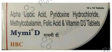 Mymi D 100/1500mcg/1500mcg/3mg Tablet 10s