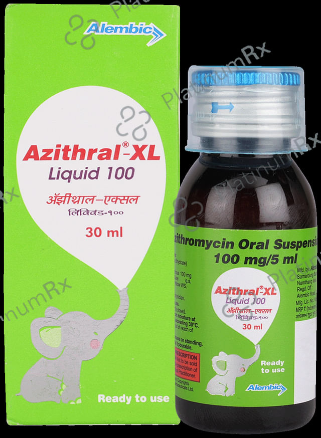 Azithral XL 100mg Liquid 30ml