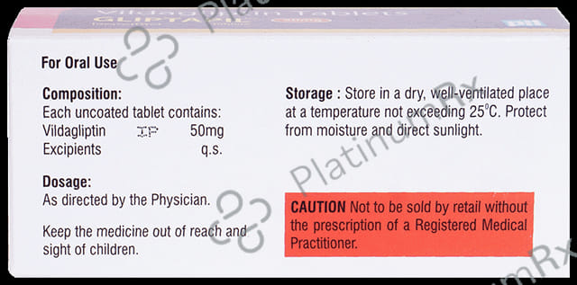 Gliptapil 50mg Tablet 10s