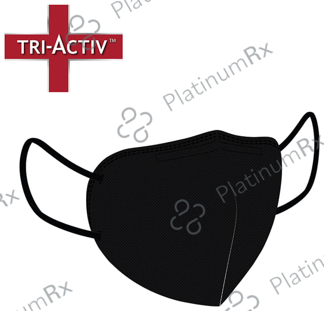 Tri-Activ 6 Layer Protection N95 PM2.5 Protective Mask Black