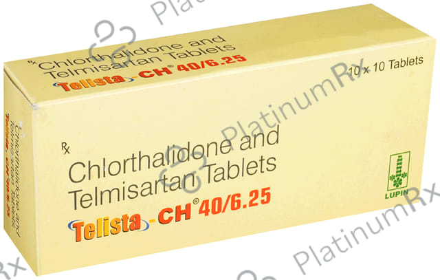 Telista CH 40/6.25mg Tablet 10s