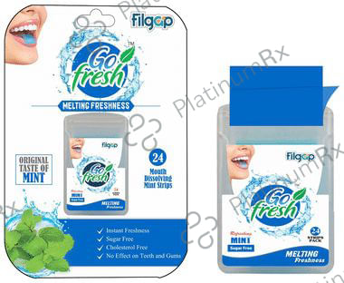 Filgap Go Fresh Mouth Dissolving Strip Mint Flavour 24s