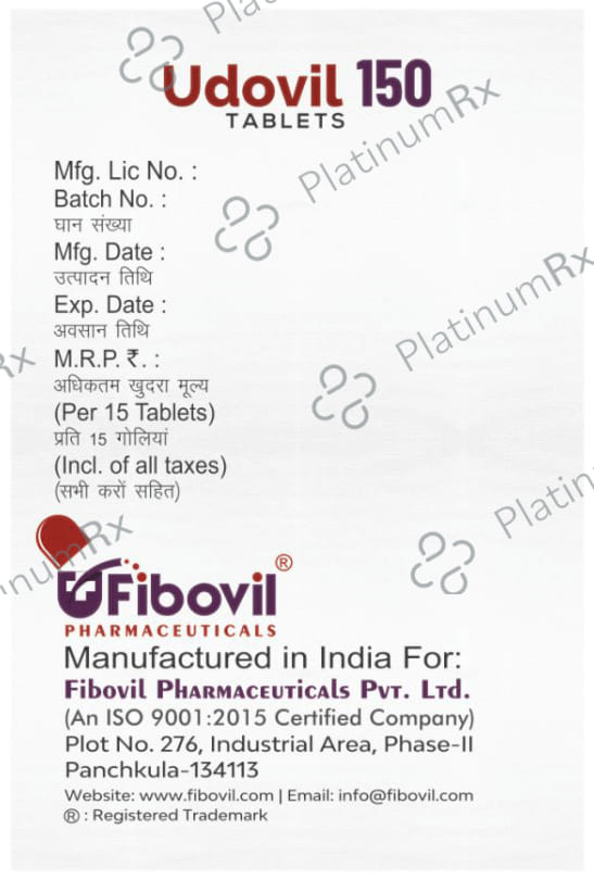 Udovil 150mg Tablet 10s