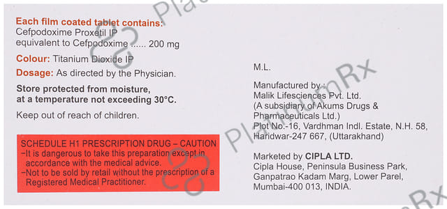 Podocip 200mg Tablet 10s