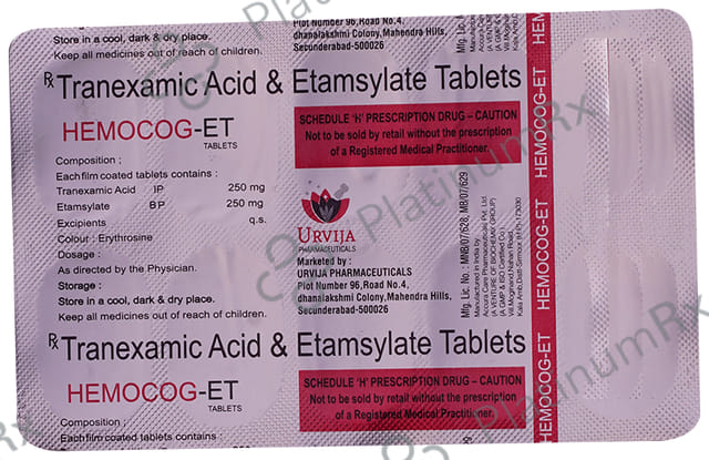 Hemocog ET 250/250mg Tablet 10s