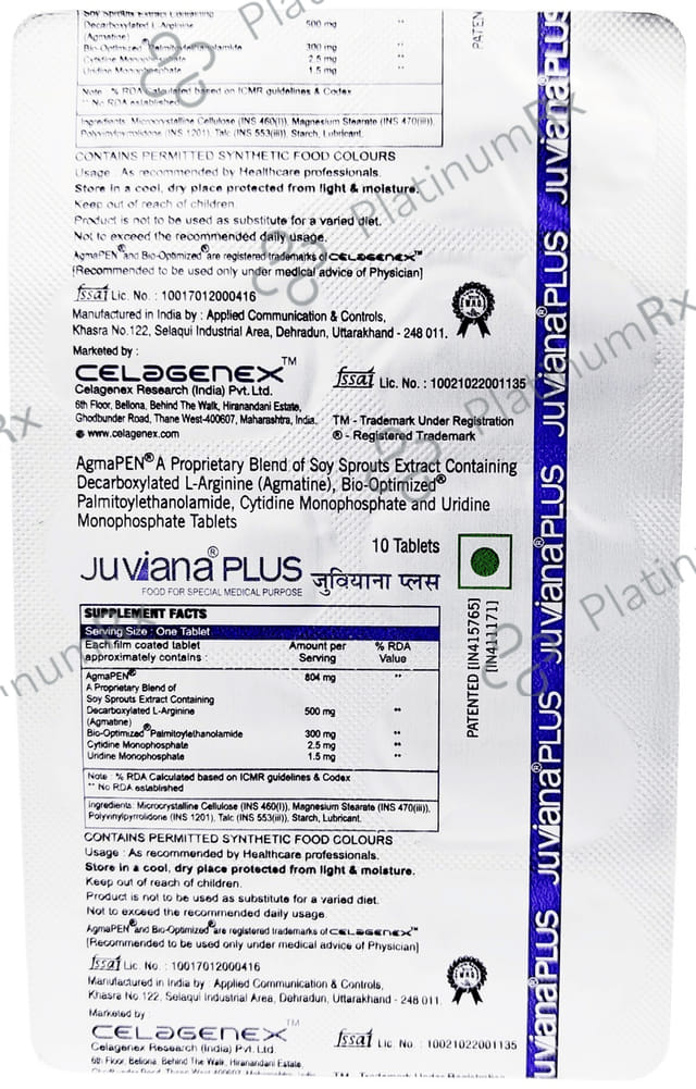 Juviana Plus Tablet 15s