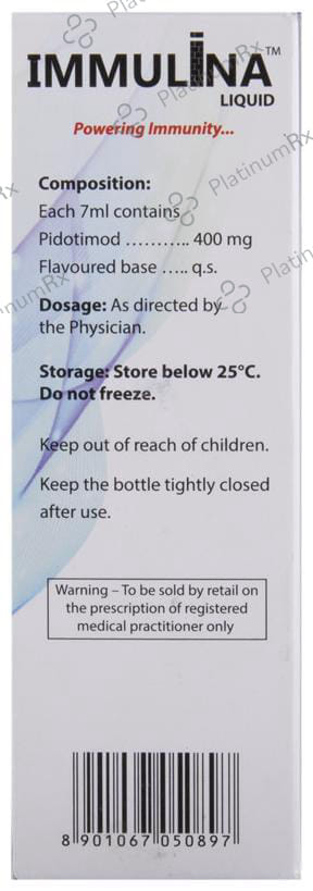 Immulina 400mg Liquid 100ml