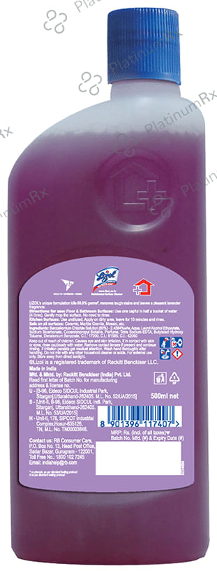 Lizol Disinfectant Surface Cleaner Lavender 500 ml