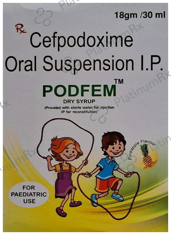 Podfem Dry Syrup Pineapple