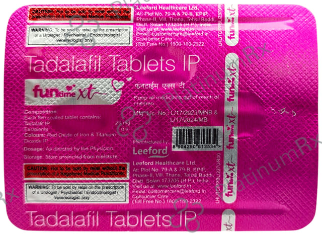 Funtime XT 20mg Tablet