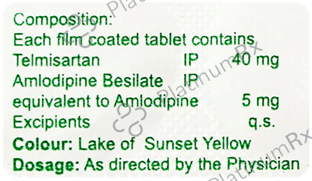 Ontel AM 5/40mg Tablet 10s