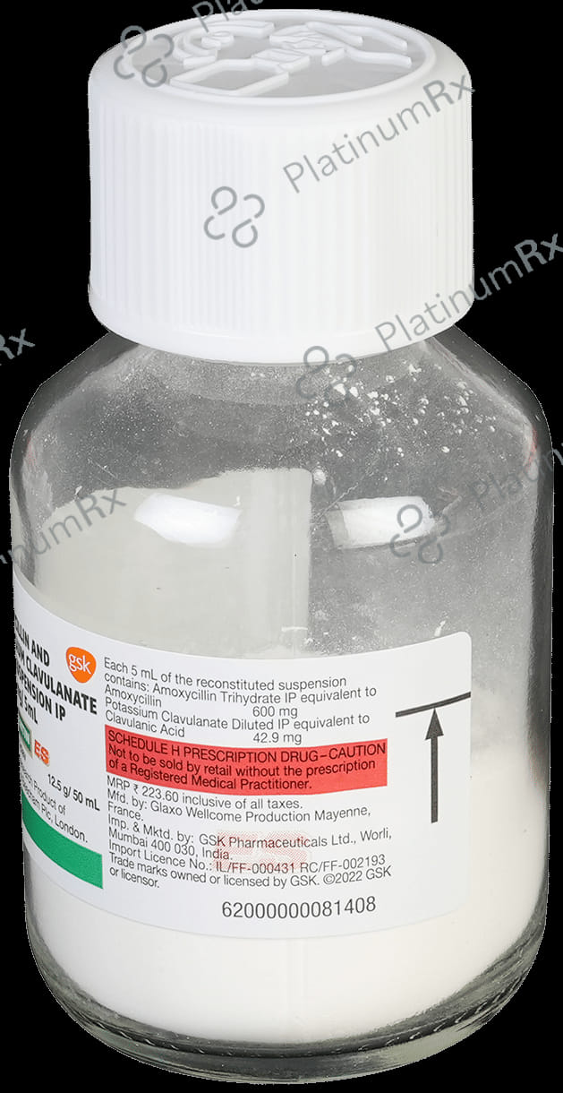 Augmentin ES 600/42.9mg Oral Suspension 50ml