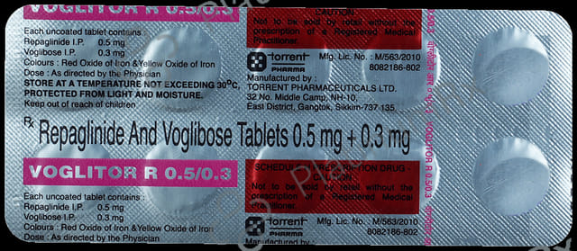 Voglitor R 0.5/0.3mg Tablet 10s