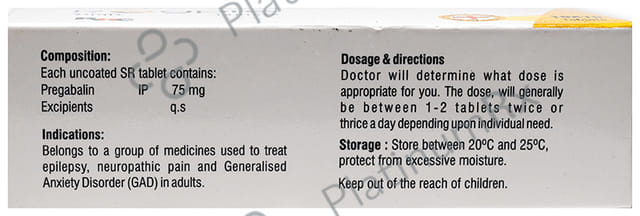 Regpre 75mg Tablet SR 10s