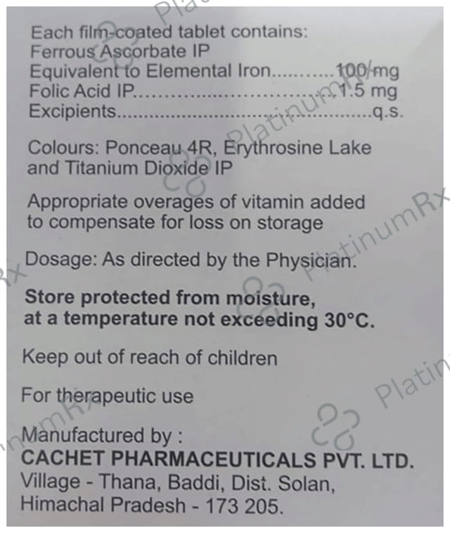 Hemfer XT 100/1.5mg Tablet 10s