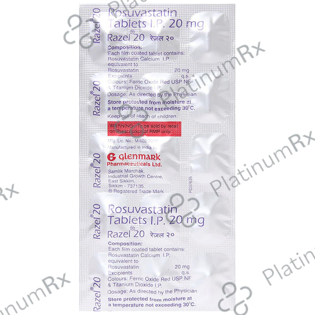Razel 20mg Tablet 15s